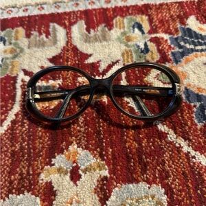 Fendi Oval Tortoiseshell Brown and Black Glasses